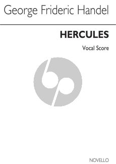 Handel Hercules for SATB and Piano (A Musical Drama in 3 Acts)