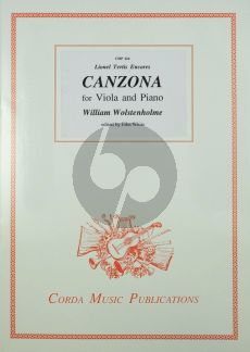 Wolstenholme Canzona for Viola and Piano (arr. Lionel Tertis and John White)