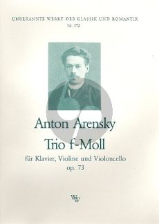 ArenskyTrio f-moll Op.73 Violin-Violoncello-Piano