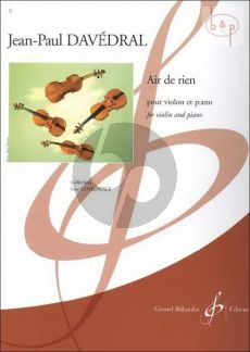 Air de rien for Violin and Piano