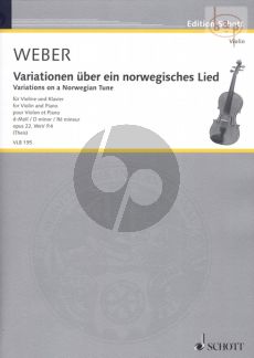 Variationen uber ein norwegisches Lied d-moll Op.22 (WeV P.4) (1808)
