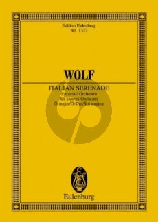 Wolf Italienische Serenade G-dur Orchester Studienpartitur