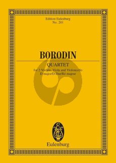 Borodin Quartet No.2 D-major 2 Vi.-Va.-Vc. Study Score