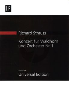 Richard Strauss Konzert Es-dur Op.11 Study Score (Horn-Orchestra)