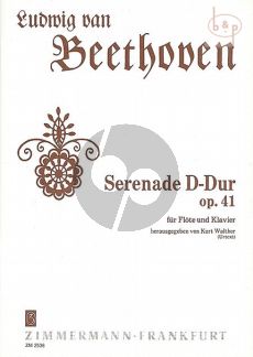 Serenade D-dur Op.41 for Flute and Piano