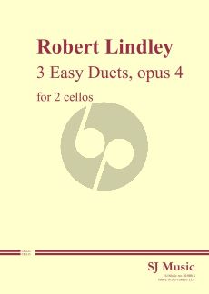 Lindley 3 Easy Duets Op.4 for 2 Cellos