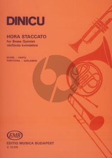 Dinicu Hora Staccato Brass Quintet (Score/Parts) (arr. Antal Farkas)