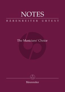 Notes. The Musician's Choice Bärenreiter notebook with the Beethoven aubergine cover