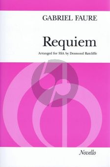 Faure Requiem Op.48 (arr. SSA D. Ratcliffe) (Vocal Score) (Novello)