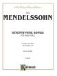 Mendelssohn 79 Songs High Voice and Piano