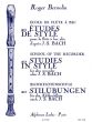 Bernolin 20 Etudes de Style d'apres Bach Flute a bec alto