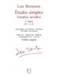 Brouwer Etudes Simples / Estudios Sencillos Vol.1 (Nos.1 - 5) pour Guitare