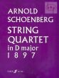 String Quartet D-major