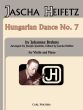 Brahms Hungarian Dance No. 7 Violin and Piano (edited by Jascha Heifetz)