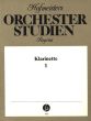 Orchesterstudien Vol. 1 Klarinette (herausgeber Edmund Heyneck, Hans Roscher, Willy Schreinicke)