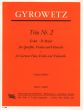 Gyrowetz Trio No. 2 D-dur Flöte-Violine und Violoncello (Stimmen) (Herbert Kölbel)