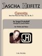 Prokofieff Gavotte Op.32 for Violin and Piano (from 4 Pieces for Piano Op. 32, No. 3) (transcr. by Jascha Heifetz)