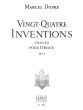 Dupre 24 Inventions Opus 50 Vol. 1 Orgue