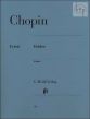 Chopin Etuden Op.10 - Op.25 (3 Etuden ohne Opus) Piano (edited by Ewald Zimmermann) (Henle-Urtext)