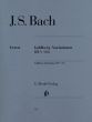 Bach Goldberg Variationen Aria mit verschiedene veranderungen BWV 988 Klavier (Herausgegeven von Rudolf Steglich, Fingersatz Hans-Martin Theopold) (Henle-Urtext)