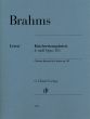 Brahms Clarinet Quintet b minor op. 115 for Clarinet (A) Parts (2 Violins Viola and Violoncello) (editor Kathrin Kirsch)