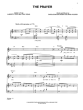 Dion The Prayer Piano-Vocal-Guitar (single sheet)