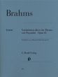 Brahms Paganini Variationen Op.35 fur Klavier (Herausgegeben und Fingersatz von Hans Kahn) (Henle-Urtext)