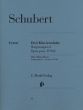 Schubert 3 Klavierstücke D 946 (Impromptus aus dem Nachlass) (Herausgeber Mies - Fingersatz Walther Lampe) (Henle-Urtext)