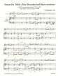 Telemann Sonata B-flat major Treble Recorder and Piano BK-Audio online ((No.2 Getreue Musikmeister)) (Zimmermann)