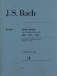 Bach 6 Suiten BWV 1007 - 1012 fur Violoncello Solo (Herausgegeben von Egon Voss / Reiner Ginzel (Fingersatz Violoncello)) (Henle-Urtext)