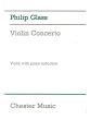 Glass Concerto (1987) for Violin-Orchestra Edtion for Violin and Piano (Edited by Charles Abramovich)