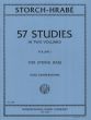 Storch-Hrabe 57 Studies Vol.1 for String Bass (edited by Fred Zimmermann)