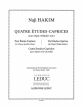 Hakim 4 Etudes-Caprices pour Orgue