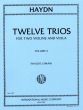 Haydn 12 Trios Vol.2 (Hob. XI Nos. 39, 37, 38, 35, 34) for 2 Violins and Viola (Edited by Waldo Lyman)