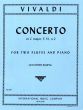 Vivaldi Concerto C-major RV 533 2 Flutes and Piano (Jean-Pierre Rampal)