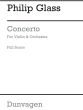 Glass Concerto Violin-Orchestra Full Score