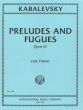 Kabalevsky Preludes and Fugues Op.61