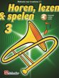 Oldenkamp Kastelein Horen, Lezen & Spelen Vol.3 Methode Trombone Bassleutel (Bk-Audio Online)