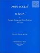 Eccles Sonata D-major Trumpet-Strings-Bc (piano red.) (edited by A.Knipschild)