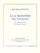 Defaye A la Maniere de Vivaldi (Niveau 8/9)