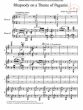 Rhapsody on a theme by Paganini for 2 Piano's (2 copies needed for performance)