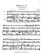 Cui 5 Pieces Op. 56 Flute-Violin and Piano
