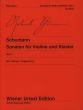 Schumann Sonaten Vol.1 (Op.105 - 121) Violine und Klavier (Bahr-Edinger- Roggenkamp)