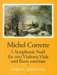 Corrette Symphonie Noel No. 1 2 Violinen-Viola und Bc. (Partitur/Stimmen) (Morgan)