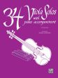 34 Viola Solos Viola and Piano (arr. Adam P. Lesinsky)