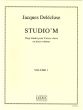 Delecuse Studio 'M Vol.1 (20 Etudes Caisse Claire)