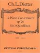 Dietter 12 Pieces Concertantes Op.26 Vol.1 3 Flöten (Part./Stimmen) (Ingo Gronefeld)