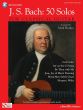 Bach 50 Solos For Classical Guitar Incl. TAB - Book with Audio Online