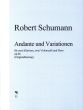 Schumann Andante und Variationen Op.46 2 Klavier-2 Violoncelli und Horn (Original Fassung) (Part./Stimmen)