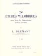 Blemant 20 Etudes Melodiques Vol.2 tous les Saxophones